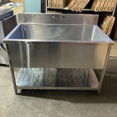 業務用シンク　1槽台付シンク　マルゼン マルゼン 1槽シンク エクセレントシリーズ(両面式) 幅1200×奥行