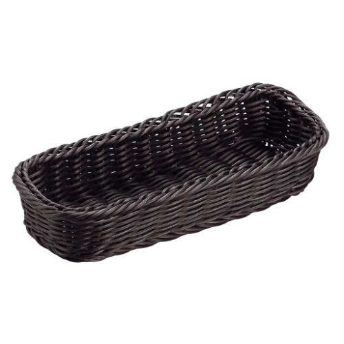 樹脂バスケットシリーズ[プリート] カトラリーバスケット DS109 ブラック