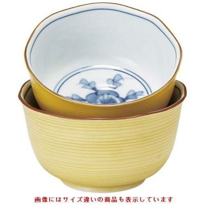 小鉢 【黄交趾 見込花 3.6小鉢】 高さ50mm×直径:100【グループB】【プロ用】