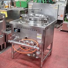 業界最長1年保証】【中古】ガスゆで麺機 マルゼン MR-15M 幅650×奥行