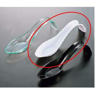 ソリア リアルトカーブハンドルスプーン(50枚入) ホワイト