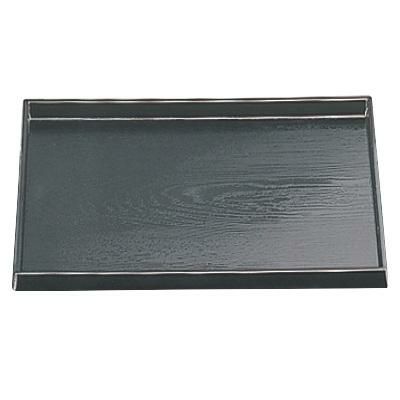 9-21-3  ダイヤ木目盆　オール黒　尺3  【まとめ買い商品】