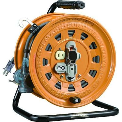 ハタヤ 逆配電型コードリール マルチテモートリール 単相100V 27＋6m/TGM130