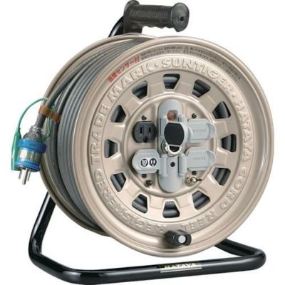 ハタヤ サンタイガーリール 単相100Vアース付 50m 温度センサー付/GT501KX