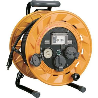 ハタヤ BR型 単相100V型ブレーカーリール 20m（抜止め）/BR201