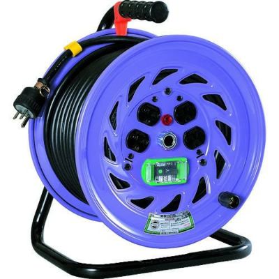 日動 電工ドラム 単相200Vドラム アース付 漏電しゃ断器付 30m/NFEB23015A