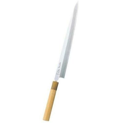 正本 本霞(玉白鋼)柳刃庖丁 33cm KS0433