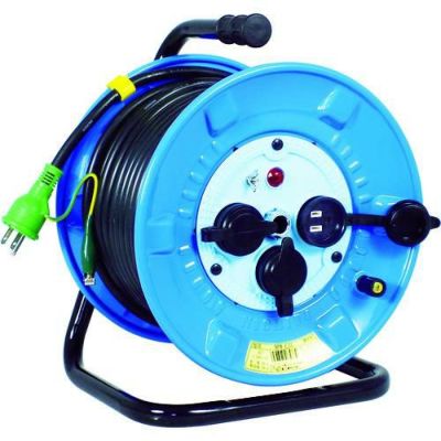 日動 電工ドラム 防雨防塵型100Vドラム 30m アース付/NPWE33