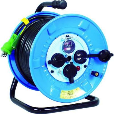 日動 電工ドラム 防雨防塵型100Vドラム アース付 過負荷漏電しゃ断器付 30m NPW-EK33/NPWEK33