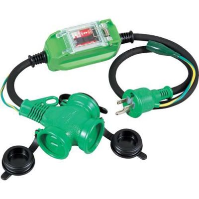 日動 防雨型ポッキン延長ブレーカ 100V 過負荷漏電しゃ断器付 1m/PBWEKT