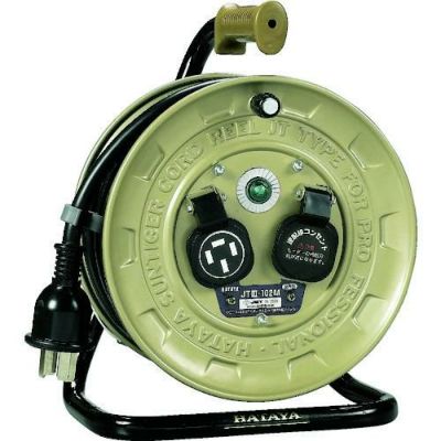 ハタヤ コードリール 三相200Vアース付 20A 10m/JT3102M