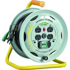 ハタヤ 業務用戦力リール 単相100Vアース・ブレーカー付 30m/BM30K