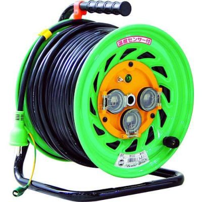 日動 防雨・防塵型電工ドラム 50m 接地2P15A125V アース付/FWE53