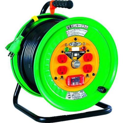 日動 金属センサードラム 過負荷漏電兼用ブレーカー付 30m/KSEK34