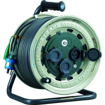 ハタヤ 屋外用 サンタイガーレインボーリール 単相100Vアース付 50m/GX501K