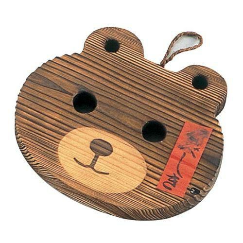 焼杉 鍋敷 クマ 34-117L