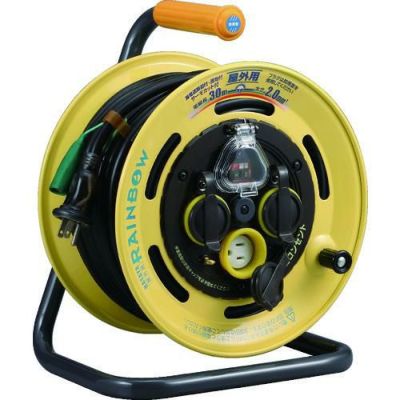 ハタヤ 防雨型 レインボーリール 単相100V接地付 30m/SBE30KC