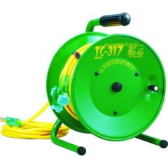 ハタヤ 逆配電型コードリール シンディテモートリール 単相100V 17＋3m/TC317