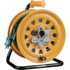 ハタヤ 温度センサー付コードリール 単相100V 20m アース・ブレーカー付/BG201KXS