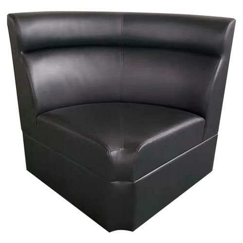 業務用椅子 TB オリジナル ボックスソファ Rコーナー ブラック 幅650×奥行650×高さ750(mm)