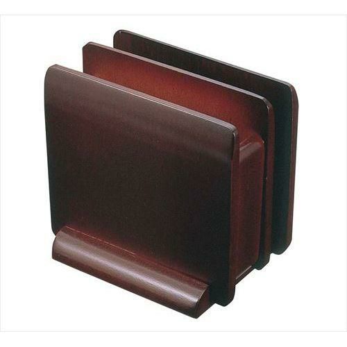 木製 ナフキン&メニュースタンド ブラウン(15242)