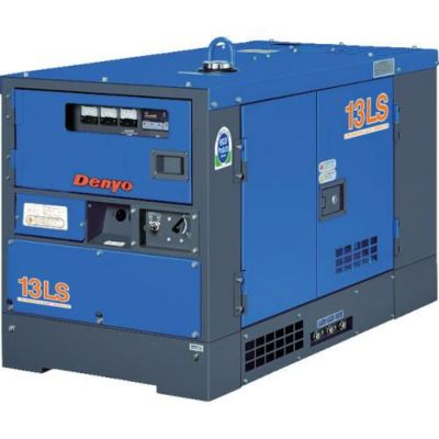 デンヨー 防音型ディーゼルエンジン発電機 10.5/13kVA（50/60Hz）/TLG13LSY