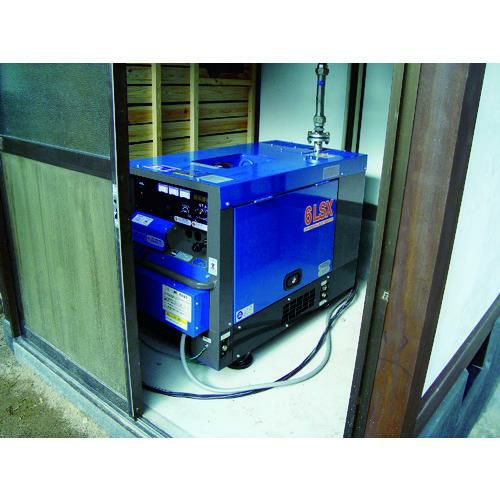 デンヨー 防音型ディーゼルエンジン発電機 5/6kVA（50/60Hz）/TLG6LSX