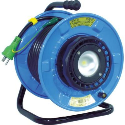 日動 電工ドラム 防雨防塵型LEDライトリール（照明付ドラム） 過負荷漏電保護兼用 20m/SDWEK2210W