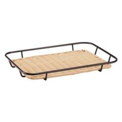 樹脂バスケットシリーズ[プリート] テーパー枠付すのこ ブラック DS502 60型 ナチュラル 【グループA】