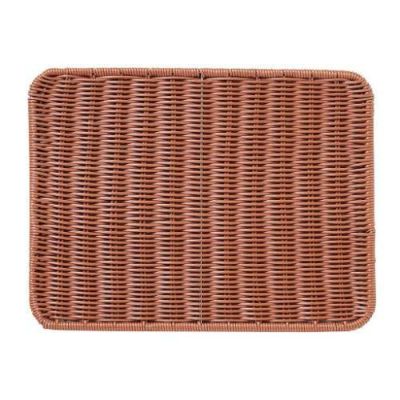 樹脂バスケットシリーズ［プリート］ すのこ DS113 40型 ブラウン 【同梱グループA】