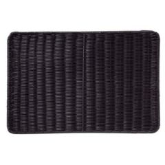 樹脂バスケットシリーズ［プリート］ すのこ DS113 60型 ブラック 【同梱グループA】