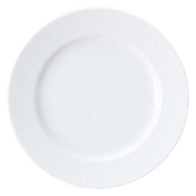 皿 【プリーマホワイト薄型 9吋ミート皿】 高さ25mm×直径:235【グループB】【プロ用】