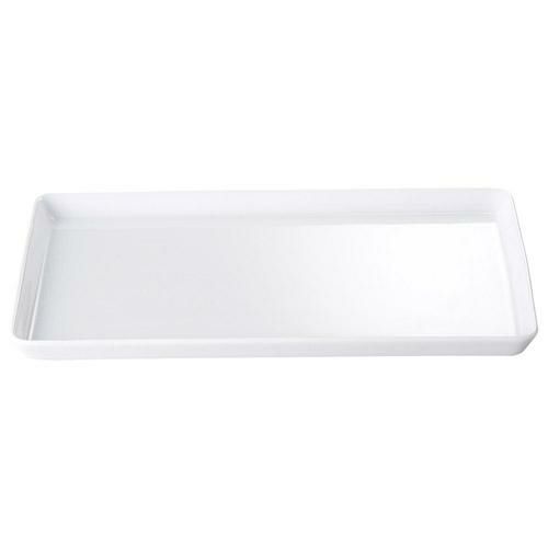 プレート 【長角ケーキプレート 特白磁 12.0吋】 幅308mm×奥行195mm×高さ15mm【グループB】【プロ用】