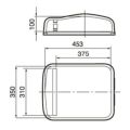 【TOSEI】真空包装器 トスパック 卓上型 標準タイプ クリアドームシリーズ V-30A  幅413×奥行587×高さ670