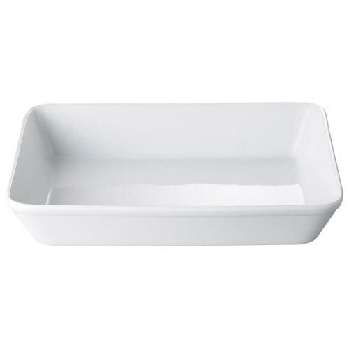フードパン 【白磁ラザニアフードパン 長角12吋】 幅328mm×奥行245mm×高さ65mm【グループB】【プロ用】