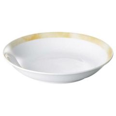 皿 【オクラ 19cmクープ皿】 高さ35mm×直径:187【グループB】【プロ用】