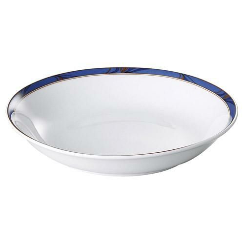 皿 【青海波 19cmクープ皿】 高さ35mm×直径:187【グループB】【プロ用】
