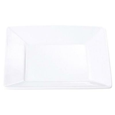 皿 【ZEN 白磁 26cm正角皿】Vassano 幅260mm×奥行260mm×高さ25mm【グループB】【プロ用】