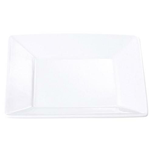 皿 【ZEN 白磁 26cm正角皿】Vassano 幅260mm×奥行260mm×高さ25mm【グループB】【プロ用】