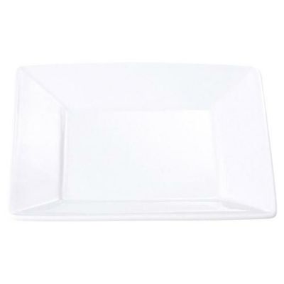 皿 【ZEN 白磁 24cm正角皿】Vassano 幅239mm×奥行239mm×高さ21mm【グループB】【プロ用】