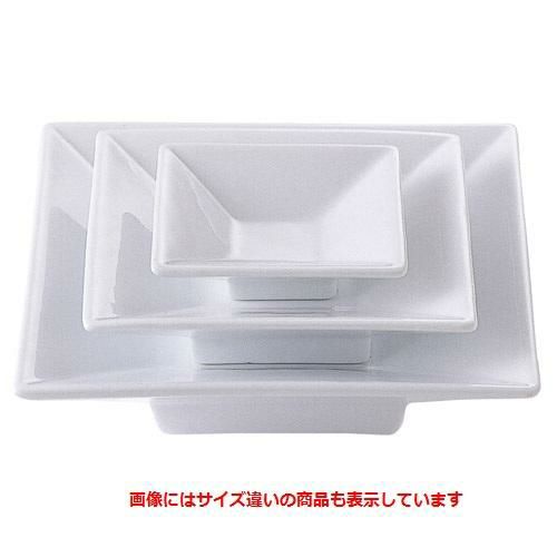 皿 【ZEN 白磁 16cm正角高台皿】Vassano 幅157mm×奥行157mm×高さ45mm【グループB】【プロ用】