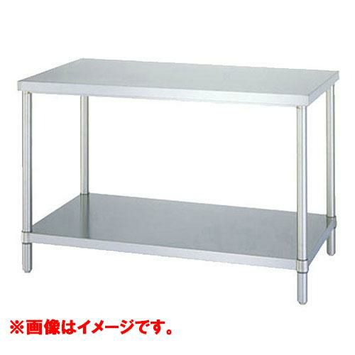 型式：WBN-7560【シンコー】アジャスト付･ベタ棚仕様 作業台 奥行：600mm【組立式】