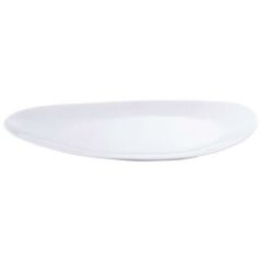 皿 【白磁メレンゲ 35cm長皿】 幅347mm×奥行140mm×高さ38mm【グループB】【プロ用】