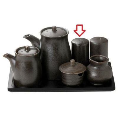 塩入 【鉄砂 塩入(1穴)】 高さ77mm×直径:43【グループB】【プロ用】