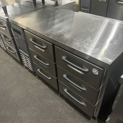 中古】冷蔵ドロワーコールドテーブル 2列3段 フクシマガリレイ
