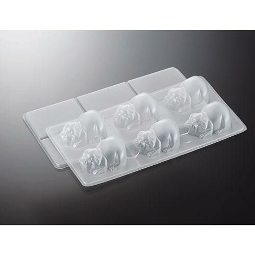 CSゼリー型6P 黄金豚[台座付]