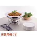 メラミン製ビュッフェ用丸型フードパン 36cm 白 TKO-136