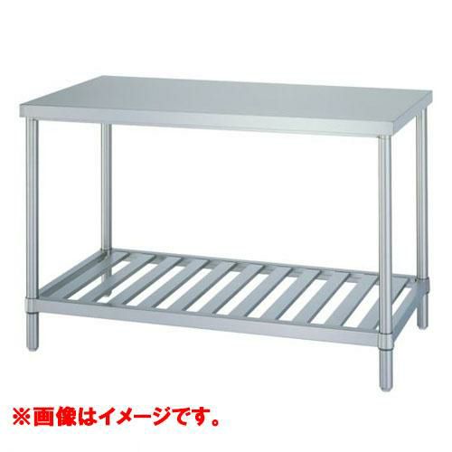 型式：WSN-18075【シンコー】アジャスト付･スノコ棚仕様 作業台 奥行：750mm【組立式】