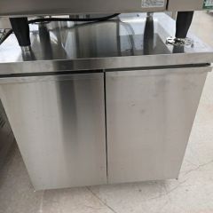 TEFL-A87W 【タニコー】 電気フライヤー 2槽式 18L×2 幅870×奥行600×高