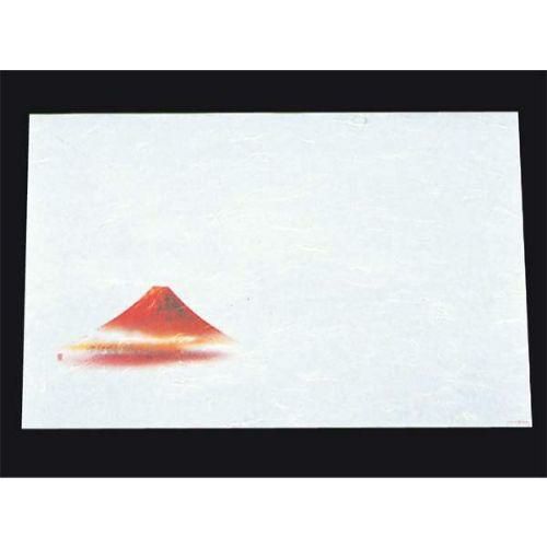 尺三 懐石まっと 抗菌遠赤和紙(100枚入) WS-1 赤富士 オールシーズン